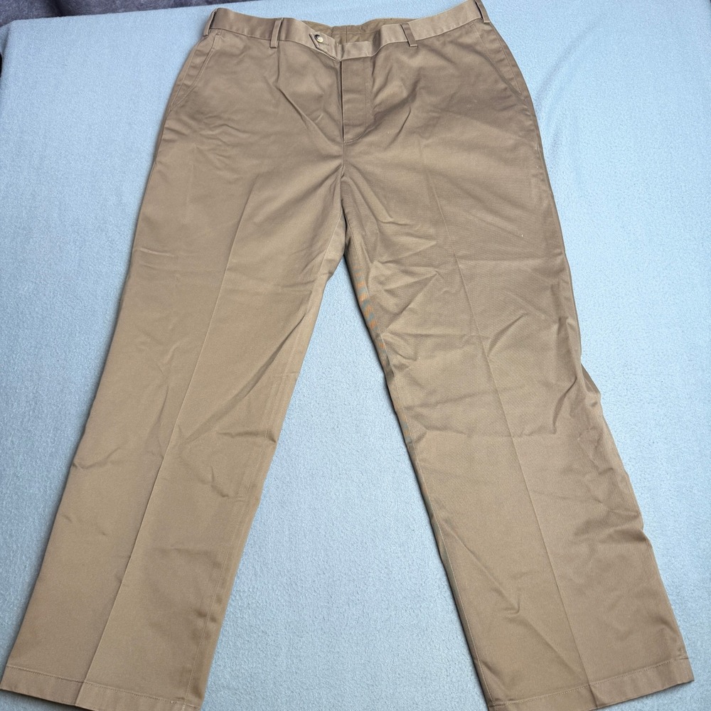 Jos. A. Bank Traveler's Collection Tan Khaki Tailored Fit Chino Pants 40W x 30L